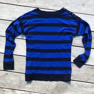 LRL Lauren Jeans Co. Striped Knit Top